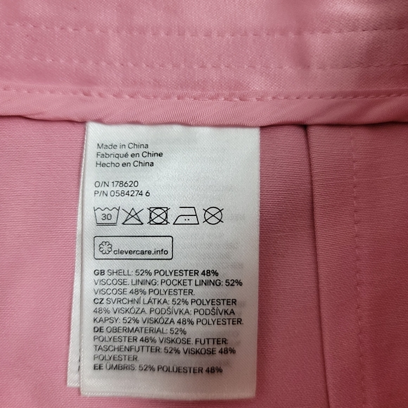 H&M Pink Satin Wide Leg Pants - Picture 4 of 9